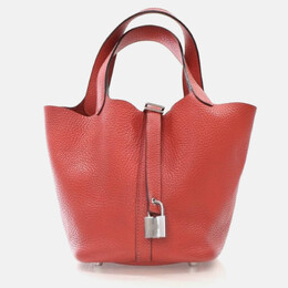 Hermes: Красная сумка-шоппер 