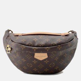 Louis Vuitton: Коричневая поясная сумка 