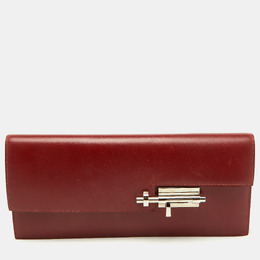 Hermes: Коричневый клатч 