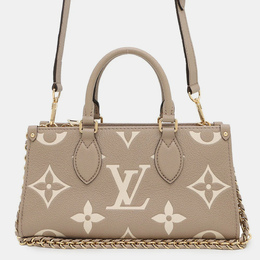 Louis Vuitton: Бежевая сумка-шоппер 