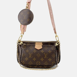 Louis Vuitton: Коричневая сумка через плечо  Pochette Accessoires