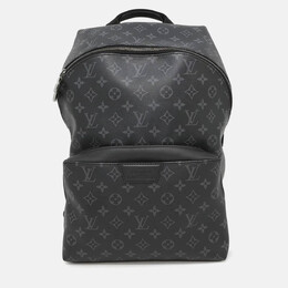 Louis Vuitton: Чёрный рюкзак 