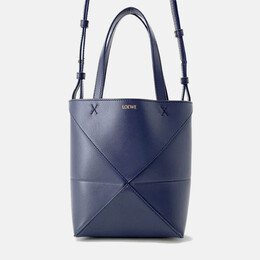 Loewe: Голубая сумка-шоппер  Puzzle