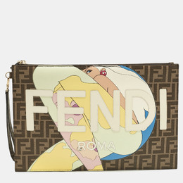 Fendi: Клатчи  Zucca