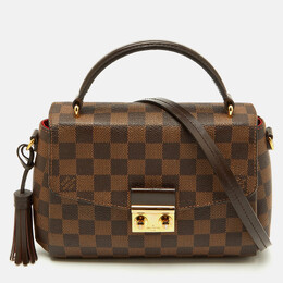 Louis Vuitton: Коричневая сумка 