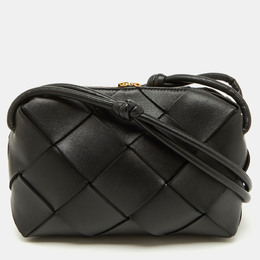Bottega Veneta: Чёрная сумка  Cassette