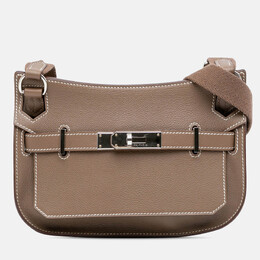 Hermes: Коричневая сумка через плечо 