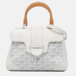 Goyard: Белая сумка 