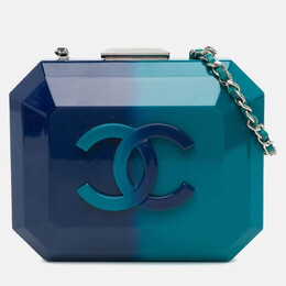 Chanel: Голубой клатч 