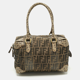Fendi: Коричневая сумка  Boston