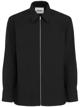 JIL SANDER: Чёрная рубашка 