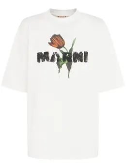 MARNI: Короткая футболка 