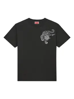 Kenzo: Чёрная футболка 