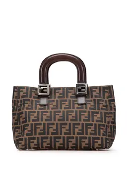 Fendi Pre-Owned: Коричневая сумка-шоппер 