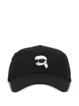 Karl Lagerfeld: Чёрная кепка  Ikonik
