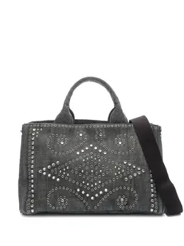 Prada Pre-Owned: Голубая сумка 