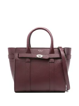 Mulberry: Тёмная сумка-шоппер  Bayswater