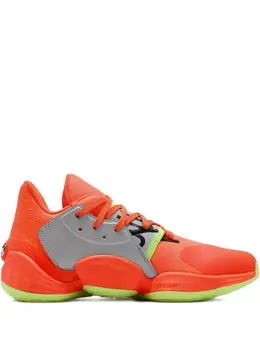 adidas: Оранжевые кроссовки  Harden