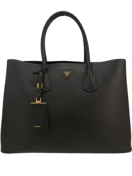 Prada Pre-Owned: Чёрная сумка-шоппер 