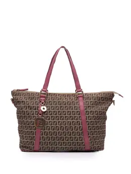 Fendi Pre-Owned: Коричневая сумка-шоппер 
