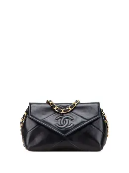 CHANEL Pre-Owned: Чёрная сумка через плечо 