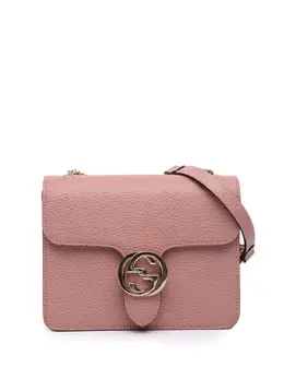 Gucci Pre-Owned: Розовая сумка через плечо 