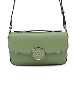 Gucci Pre-Owned: Зелёная сумка 