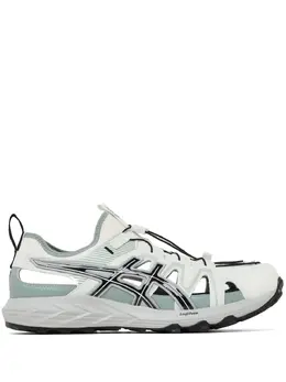 ASICS: Зелёные кроссовки  Gel