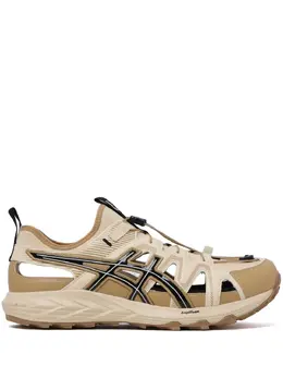 ASICS: Коричневые кроссовки  Gel