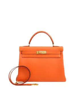 Hermès Pre-Owned: Оранжевая сумка 