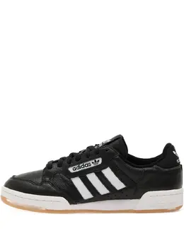 adidas: Чёрные кроссовки  Continental 80 Stripes