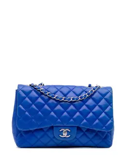 CHANEL Pre-Owned: Голубая сумка 