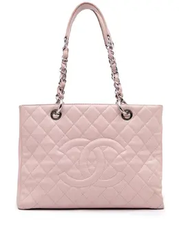 CHANEL Pre-Owned: Розовая сумка-шоппер 