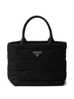 Prada: Чёрная сумка-шоппер 