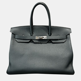 Hermes: Зелёная сумка  Birkin 35