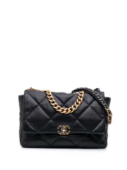 CHANEL Pre-Owned: Чёрная сумка 