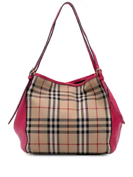 Burberry Pre-Owned: Розовая сумка-шоппер 