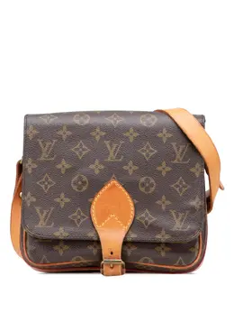 Louis Vuitton Pre-Owned: Коричневая сумка через плечо 