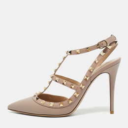 Valentino: Розовые туфли  Rockstud