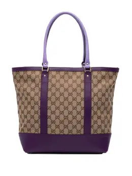 Gucci Pre-Owned: Коричневая сумка-шоппер 