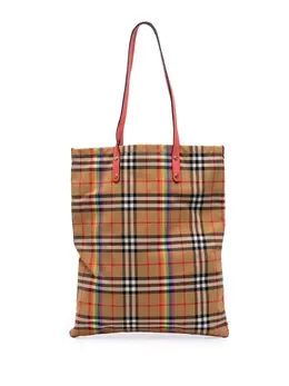 Burberry Pre-Owned: Радужная сумка-шоппер 