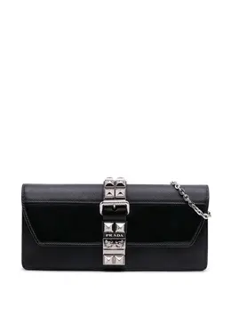 Prada Pre-Owned: Чёрный клатч 