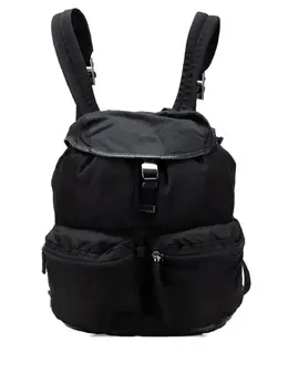 Prada Pre-Owned: Чёрный рюкзак 