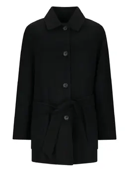 Max Mara: Чёрное пальто 
