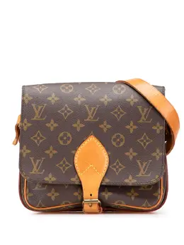 Louis Vuitton Pre-Owned: Коричневая сумка через плечо 