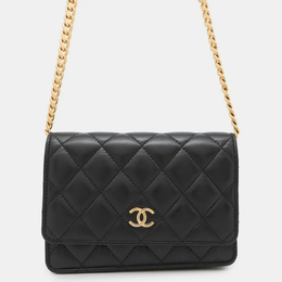Chanel: Чёрный кошелёк 