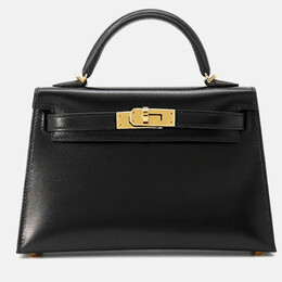 Hermes: Чёрная сумка  Kelly