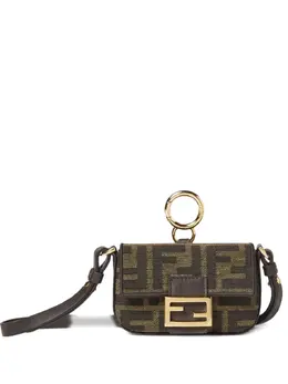 FENDI: Коричневая сумка  Baguette