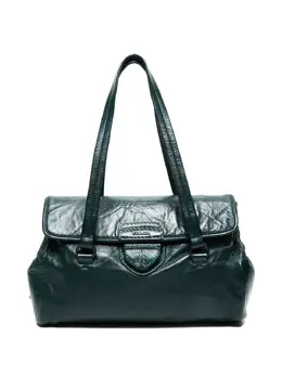Prada Pre-Owned: Зелёная сумка 