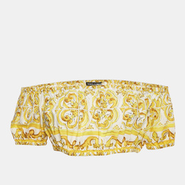 Dolce & Gabbana: Жёлтый топ  Majolica